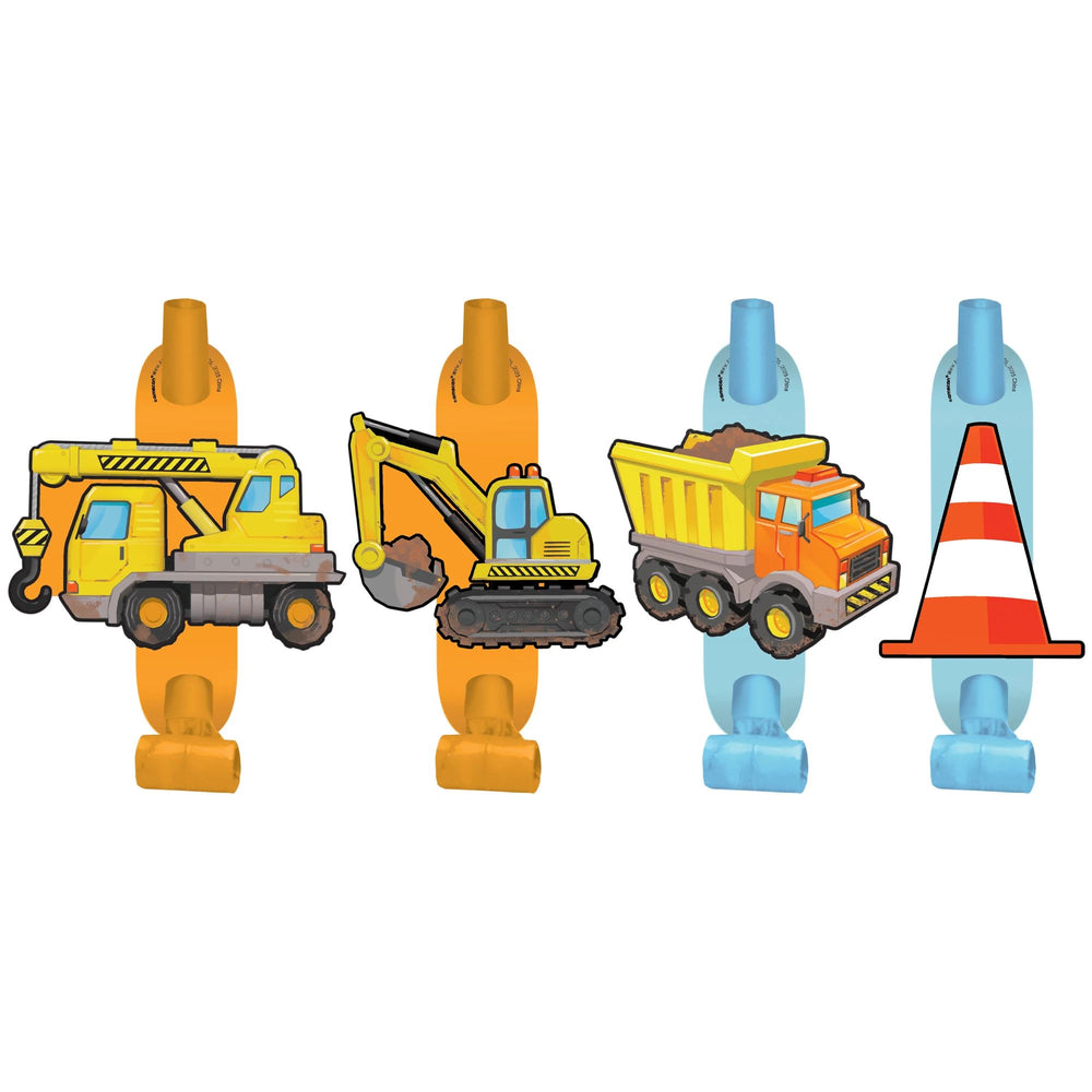 Construction Party Blowouts 8ct