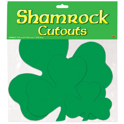 Printed Shamrock Cutouts