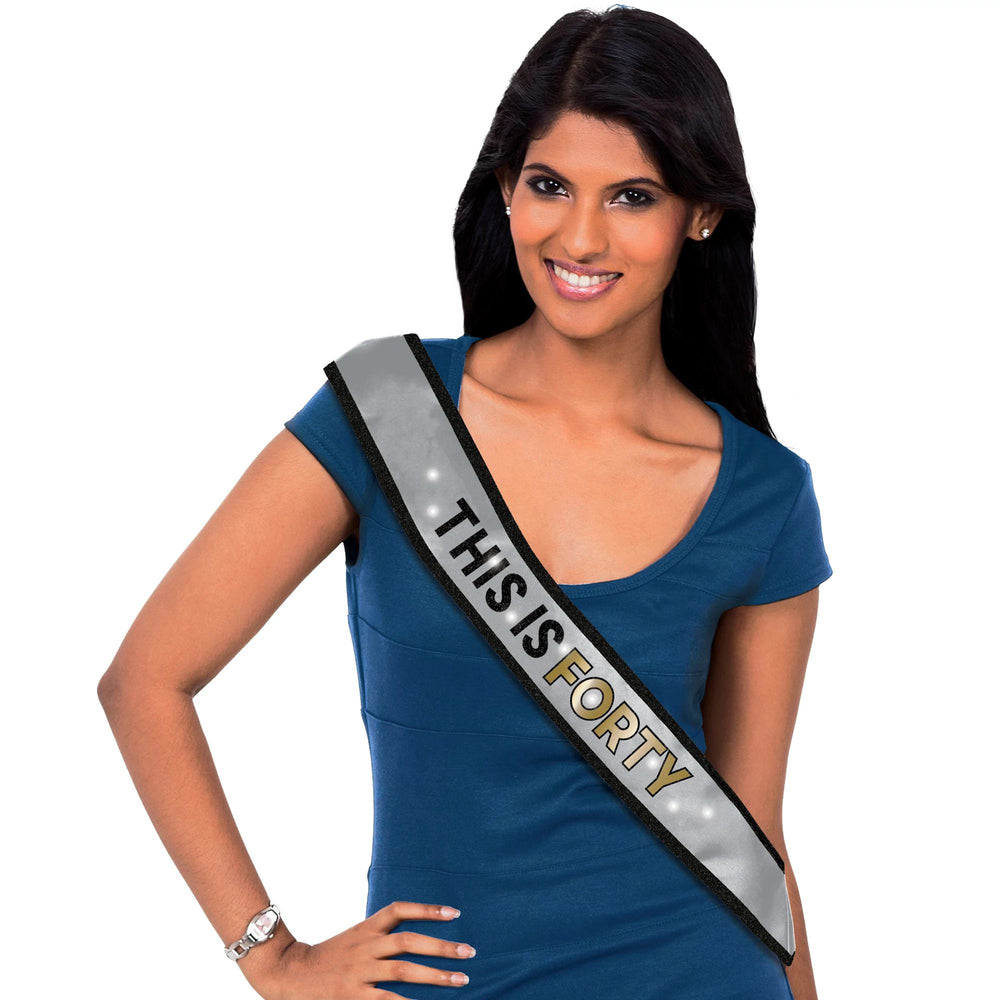 Celebration 40th Light-Up Sash