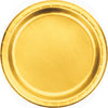 Gold Foil	 9in Paper Plates 8ct