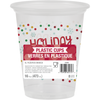 Holiday Cheers 16oz. Plastic Cups 8ct