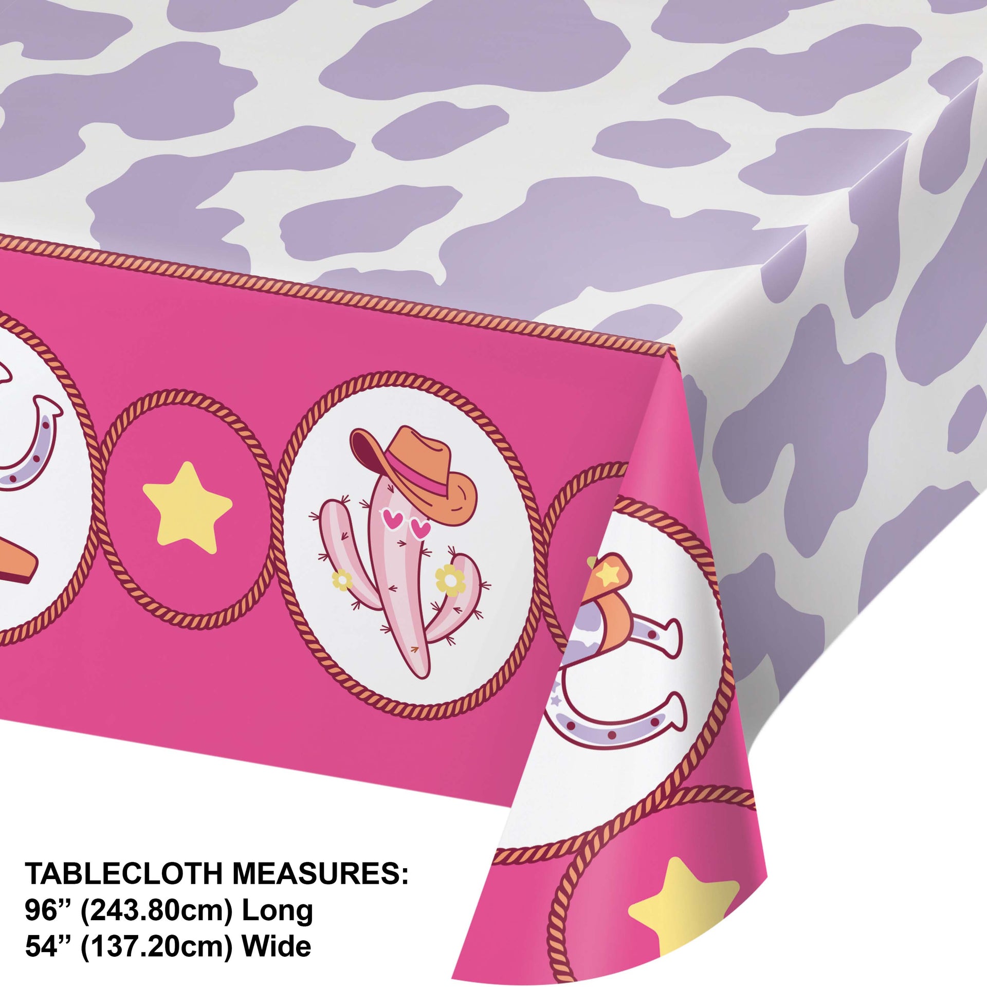 Boots & Bows Paper Table Cover