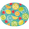 Tutti Fruiti Oval Paper Plates 8ct