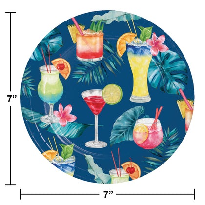 Summer Breeze 7in Paper Plate 8ct