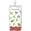 Holly Jolly Clear Plastic Table Cover