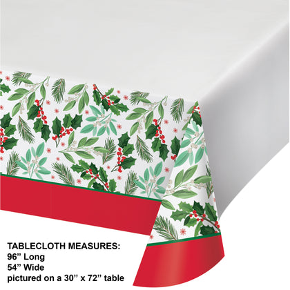 Holly Jolly Rectangle Table Cover