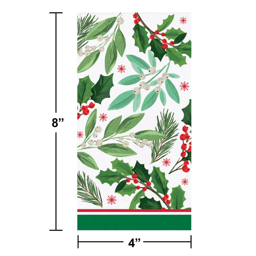 Holly Jolly Guest Napkins 16ct