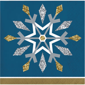 Whimsical Winter Beverage Napkin 16ct