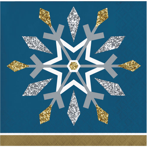 Whimsical Winter Beverage Napkin 16ct