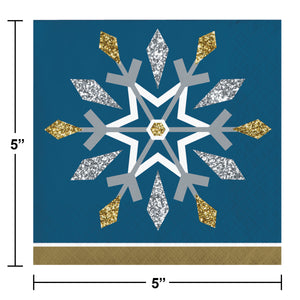 Whimsical Winter Beverage Napkin 16ct