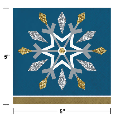 Whimsical Winter Beverage Napkin 16ct