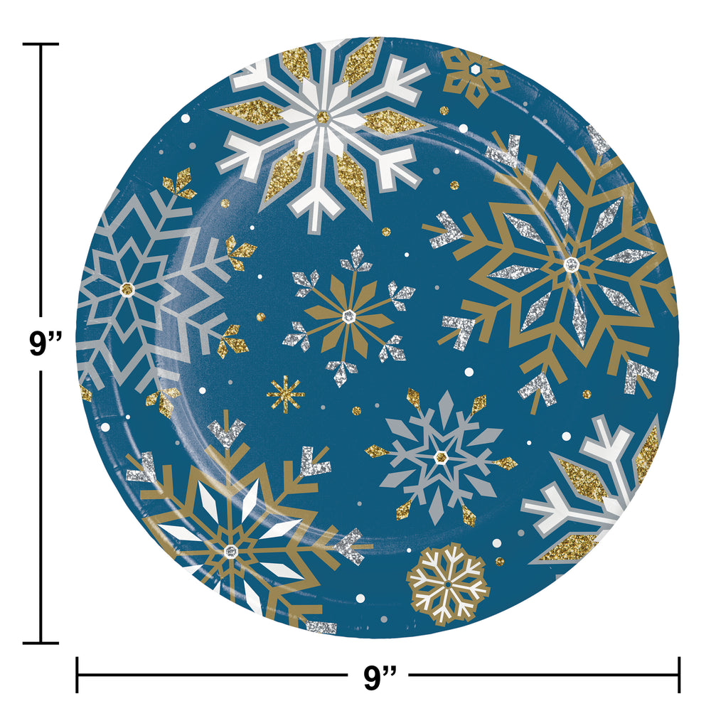 Whimsical Winter 9in Paper Plate 8ct