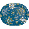 Whimsical Winter 12in Oval Paper Plate 8ct