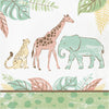 Safari Baby Lunch Napkin 16ct