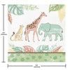 Safari Baby Lunch Napkin 16ct