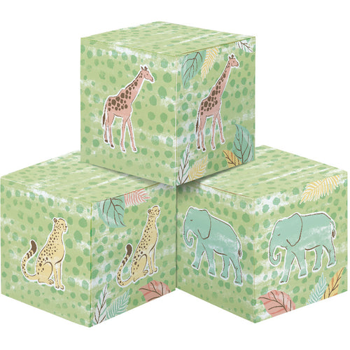 Safari Baby Block Centerpiece