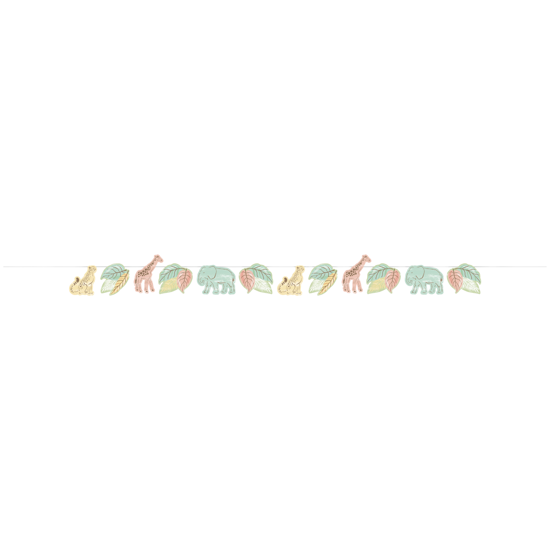 Safari Baby " Welcome Baby" Banner