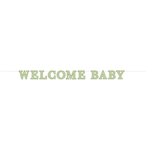 Safari Baby " Welcome Baby" Banner