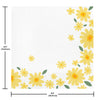 Sweet Daisy Lunch Napkins 16ct
