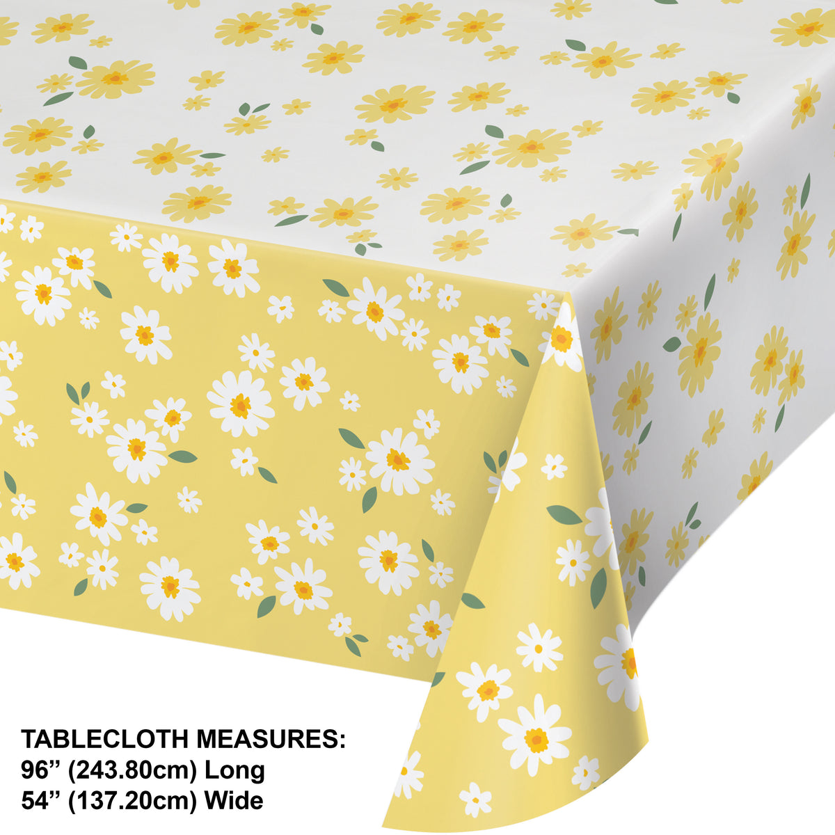 Sweet Daisy Paper Table Cover – Fun Services Colorado