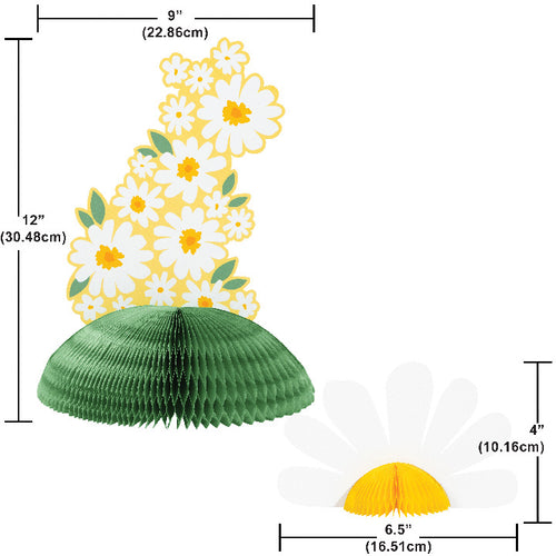 Sweet Daisy Honeycomb Centerpiece Kit