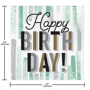 Minted Milestone Birthday Lunch Napkins 16ct