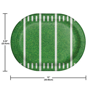 Game Time Oval Plates 8ct