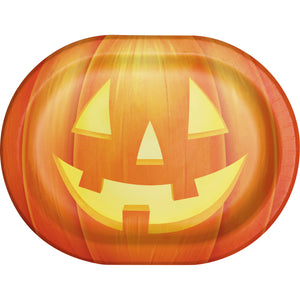 Pumpkin Party 12in Oval Paper Plates 8ct