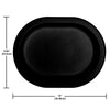 Oval 12in Paper Plates 8ct | Black Velvet