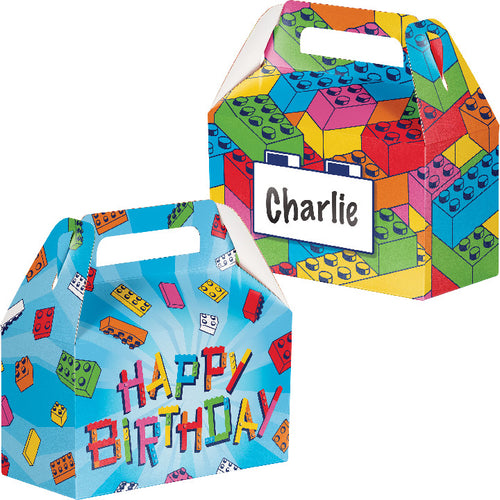 Block Bash Favor Boxes 4ct