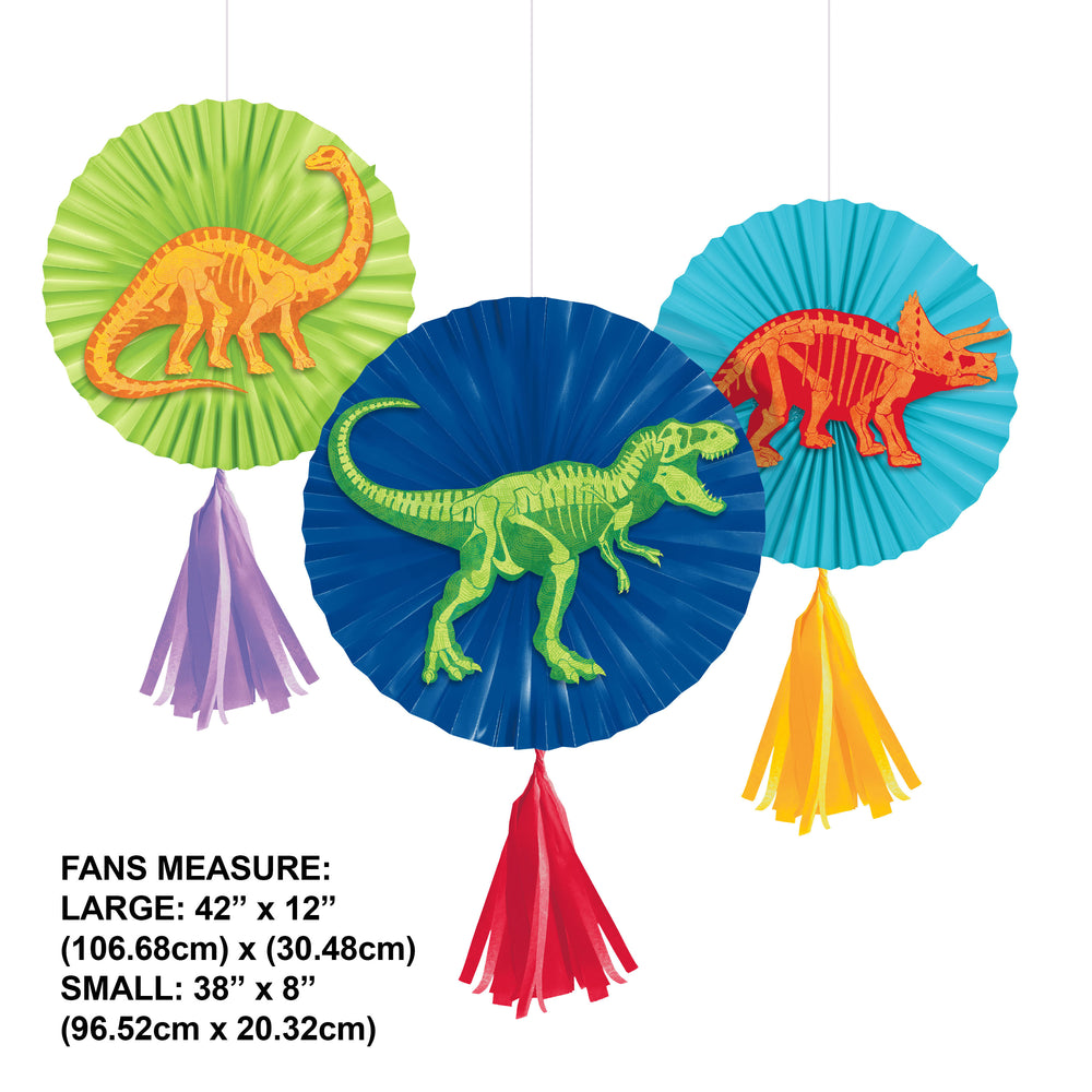 Dino Fan Kit 3ct