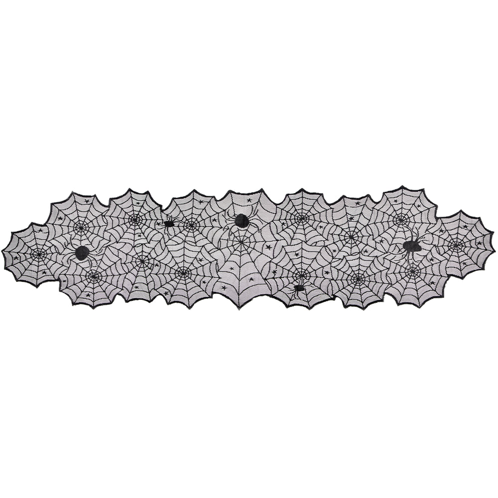 Fabric Spiderweb Table Runner