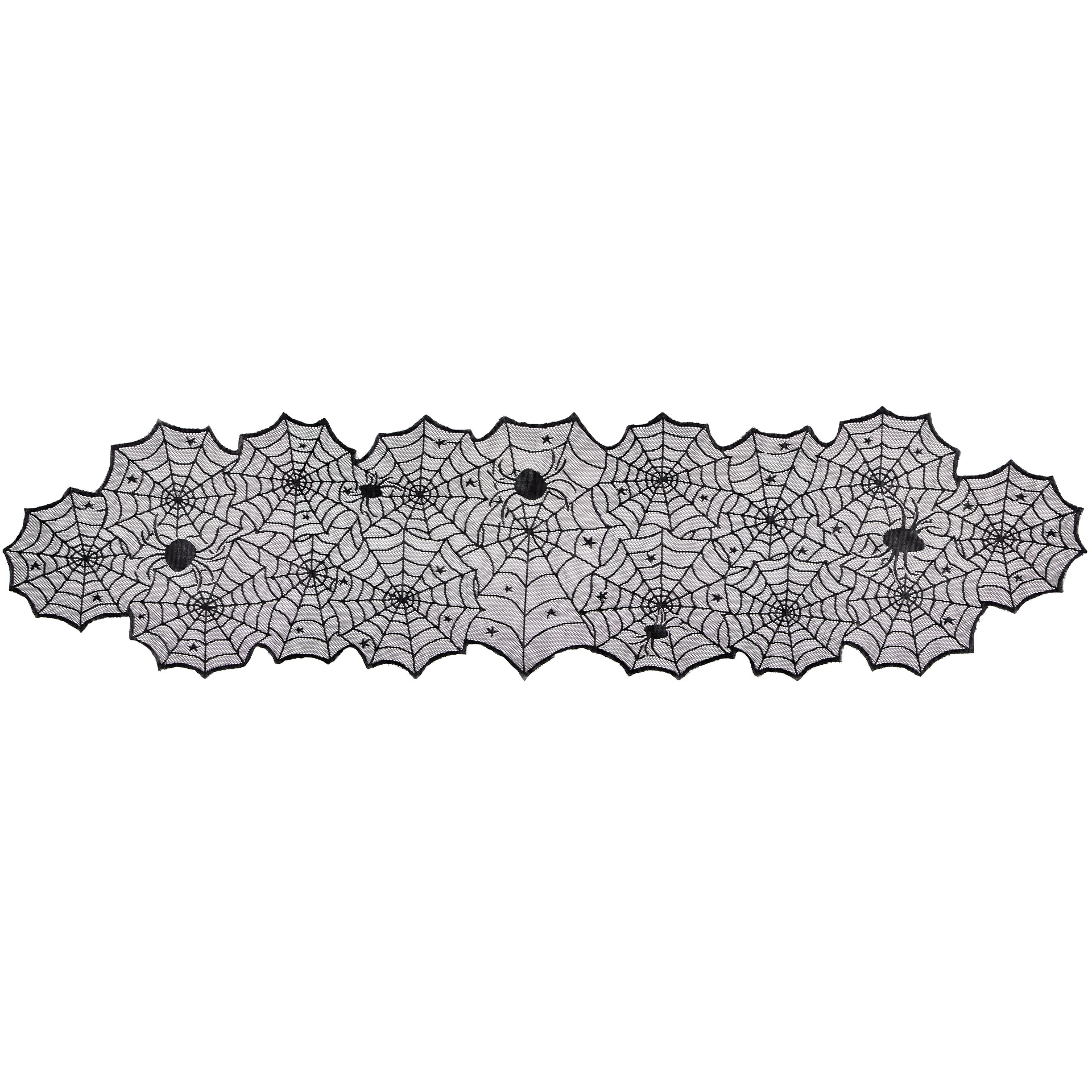 Fabric Spiderweb Table Runner