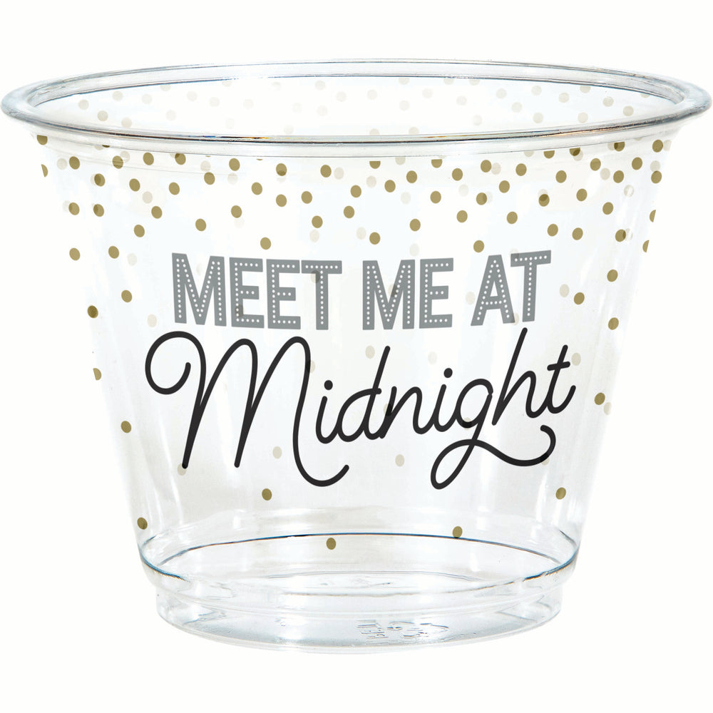 New Years 9oz. Plastic Tumblers 8ct