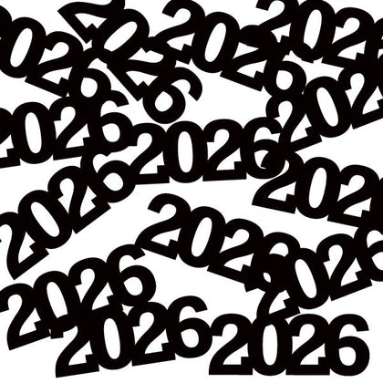 2026 Black Confetti
