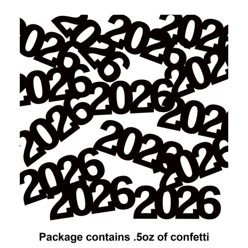 2026 Black Confetti