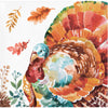 Tasteful Turkey Beverage Napkins 16ct
