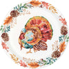 Tasteful Turkey 7in Paper Plates 8ct