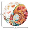 Tasteful Turkey 9in Paper Plates 8ct