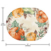 Harvest Delight 12in Paper Oval Plates 8ct