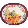 Fall Feast 12in Paper Oval Plates 8ct