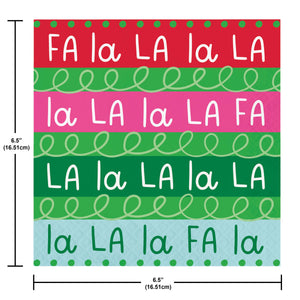 Holly Jolly Lunch Napkins 16ct