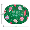 Holiday Frills 12in Oval Paper Plate 8ct
