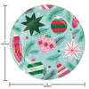 Holly Jolly 9in Paper Plate 8ct