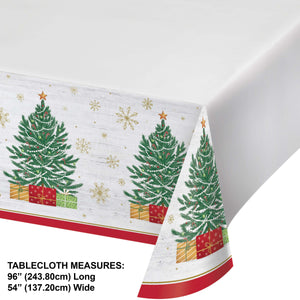 Timeless Trees Paper Rectangle Table Cover
