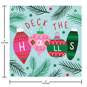 Holly Jolly Beverage Napkins 16ct