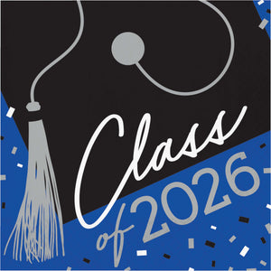 2026 Graduation Lunch Napkins 36ct | Blue