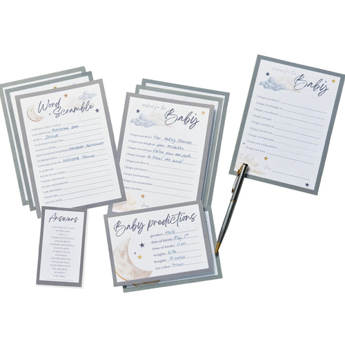 Over the Moon baby Shower Games