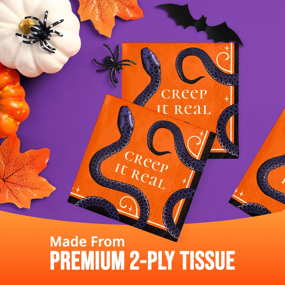 Halloween Happy Haunting Beverage Napkins 16ct