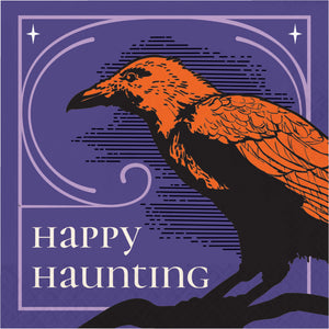 Halloween Happy Haunting Paper Lunch Napkins 16ct